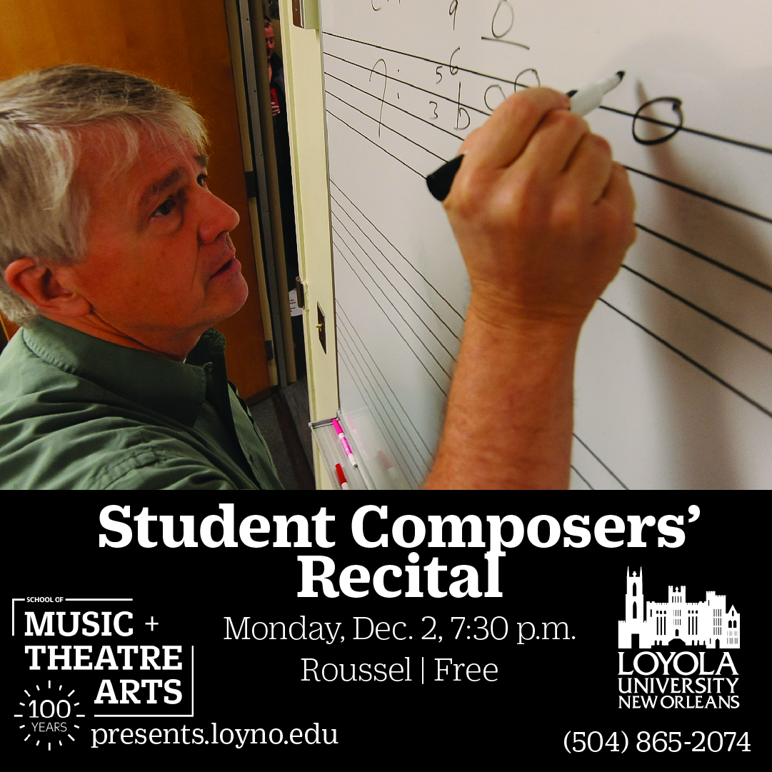 Student Composers' Recital Flyer