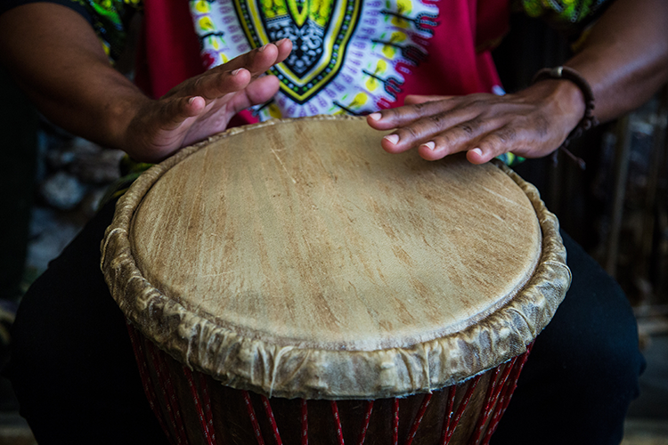 Drummer Afro-Cuban Ensemble in Concert