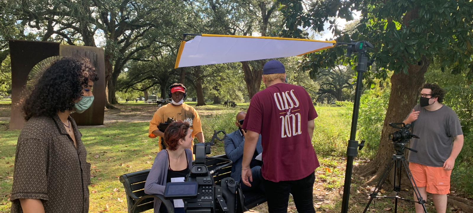 During COVID, Loyola students learned and implemented a subset of SAG and IATSE safety standards and produced films safely with no outbreaks.