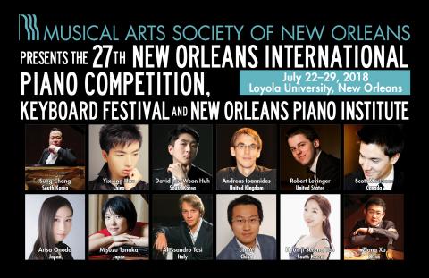 27th New Orleans International Piano Competition