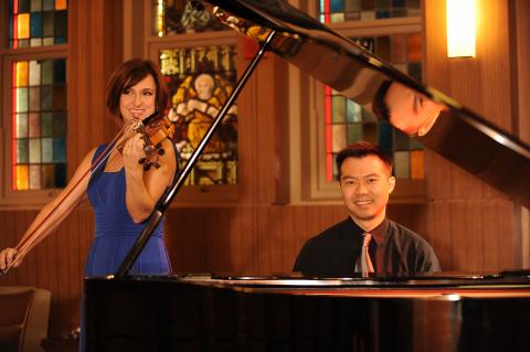 Amy Thiaville, violin, and Brian Hsu, piano