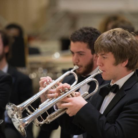 Trumpets at Christmas at Loyola