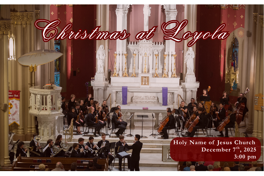 Poster for Christmas at Loyola